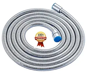 MLD Water-Saving Spray Gun Stainless Steel Flexible Handshower Hose Replacement Shower Tube (1.5Meter)