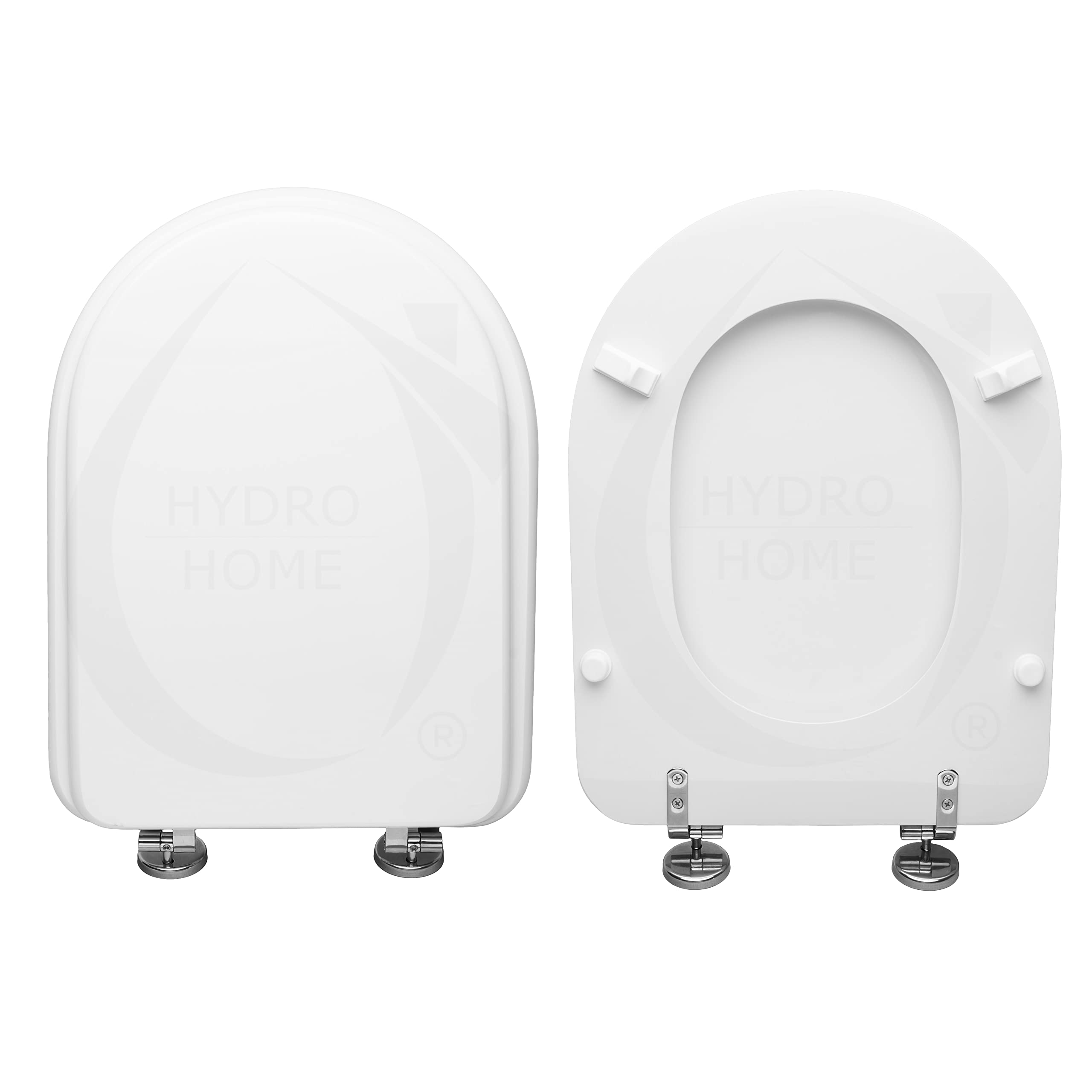 HYDRO HOME Tavoletta Wc SINTESI CESAME Compatibile, Copriwater In Legno Rivestito Con 2 mm Di Resina, Tavoletta Wc Con Cerniere Fissaggio Dal Basso MADE IN ITALY