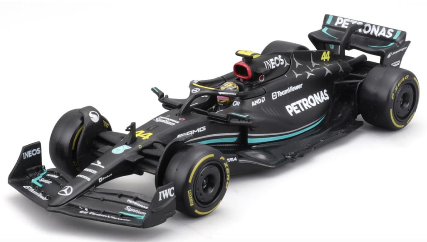 Bburago - 1/43 Scale Model Compatible with Mercedes-AMG Petronas F1 W14# 44 Compatible with Lewis Hamilton 2023 (Black) (B0CVXP5GWT) Amazon Price History, Amazon Price Tracker