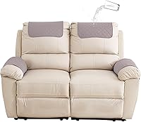 Vista 32 de XMAYODS Funda impermeable para sillón con reposabrazos, fundas antideslizantes para sofá y reposacabezas, fundas para respaldo, fundas para sillón