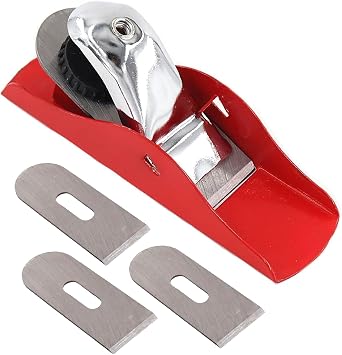 Door Planer, Wood Planer for Doors with 2PCS Spare Blades, Hand Planer Small Wood Plane Door Planer for Internal Doors for Trimming Woods Planning
