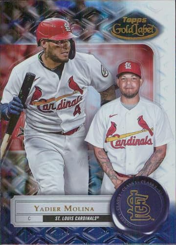 2022 Topps Gold Label Class 1#45 Yadier Molina St. Louis Cardinals Baseball Card - GotBaseballCards