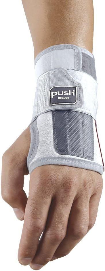 - PUSH Med Wrist Brace – Sleek Wrist Support with Maximum Immobilization Commonly Used as a Carpal Tunnel Night Splint for Sleeping (Right Size 3)