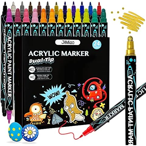 PeaMirmy Lápices acrílicos resistentes al agua, 30 colores Cover