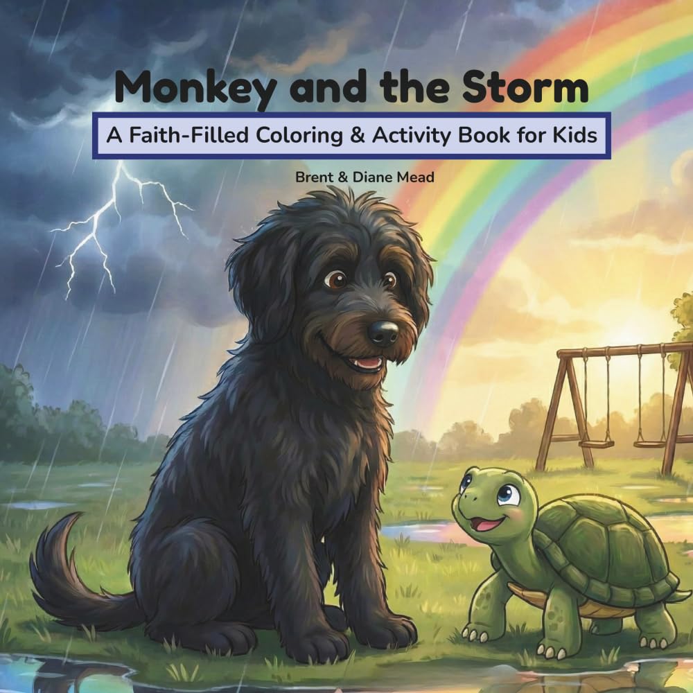 Monkey and the Storm: A Faith-Filled Coloring & Activity Book for Kids (The Monkey Books)
