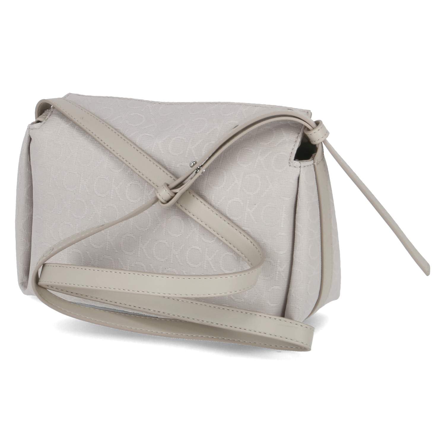Calvin Klein Gracie Mini Bag_JCQ K60K611753 Crossover, Gris (Stoney Beige Jacquard Mono), Gris (Stoney Beige Jacquard Mono), One Size