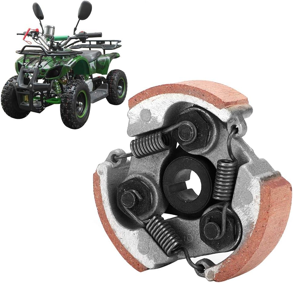 49Cc Clutch Pad Centrifugal Clutch Heavy Duty Centrifugal Clutch Pad Fits for 47cc 49cc Mini Quad Moto Dirt Pit Bike Pocket Bike ATV Scooter
