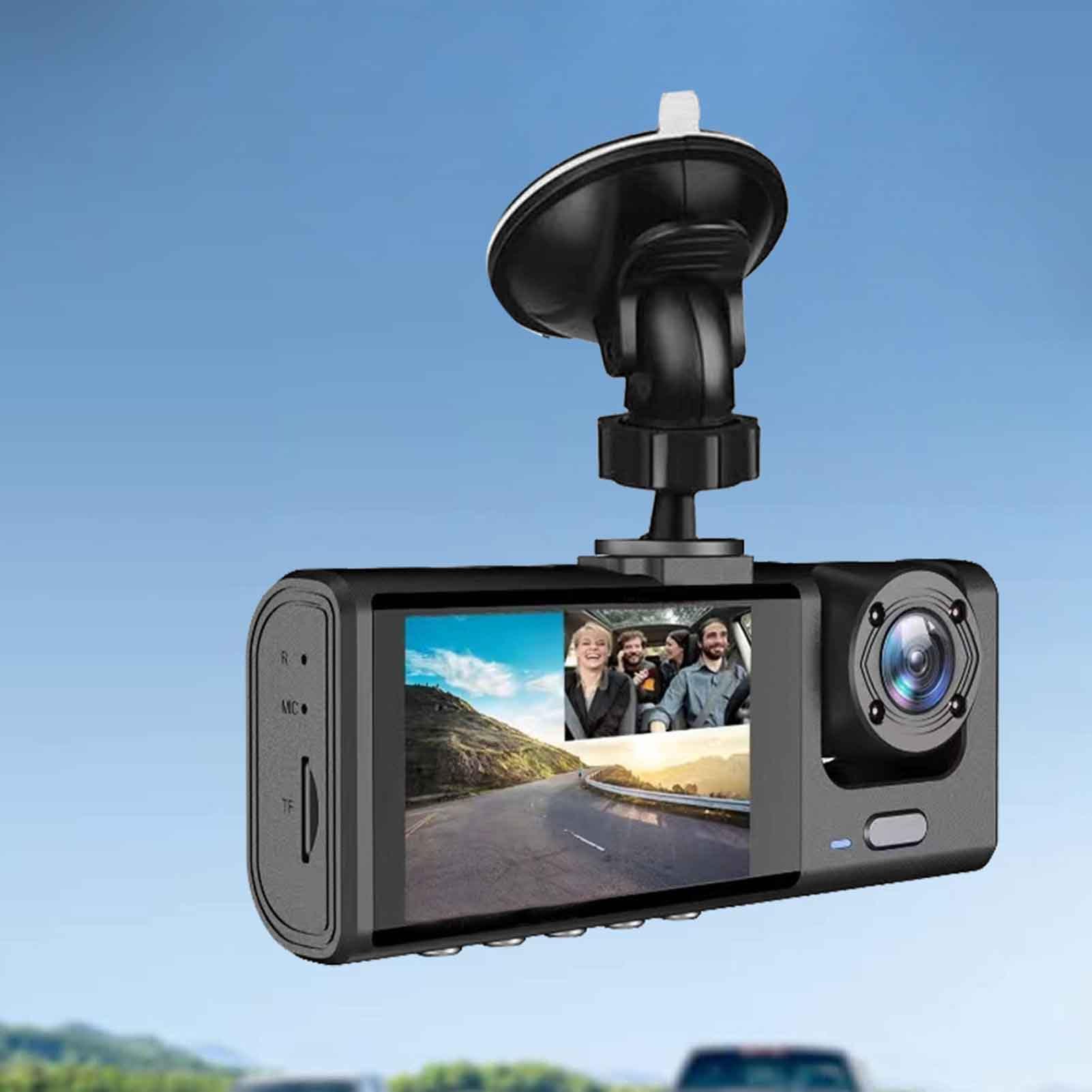 Grabadora de conducción de 2 Pulgadas, grabación, WiFi, monitorización de Coche, visión Nocturna, HD S1, cámara de salpicadero con supervisión Nocturna | Pantalla LCD, detección de Movimiento,