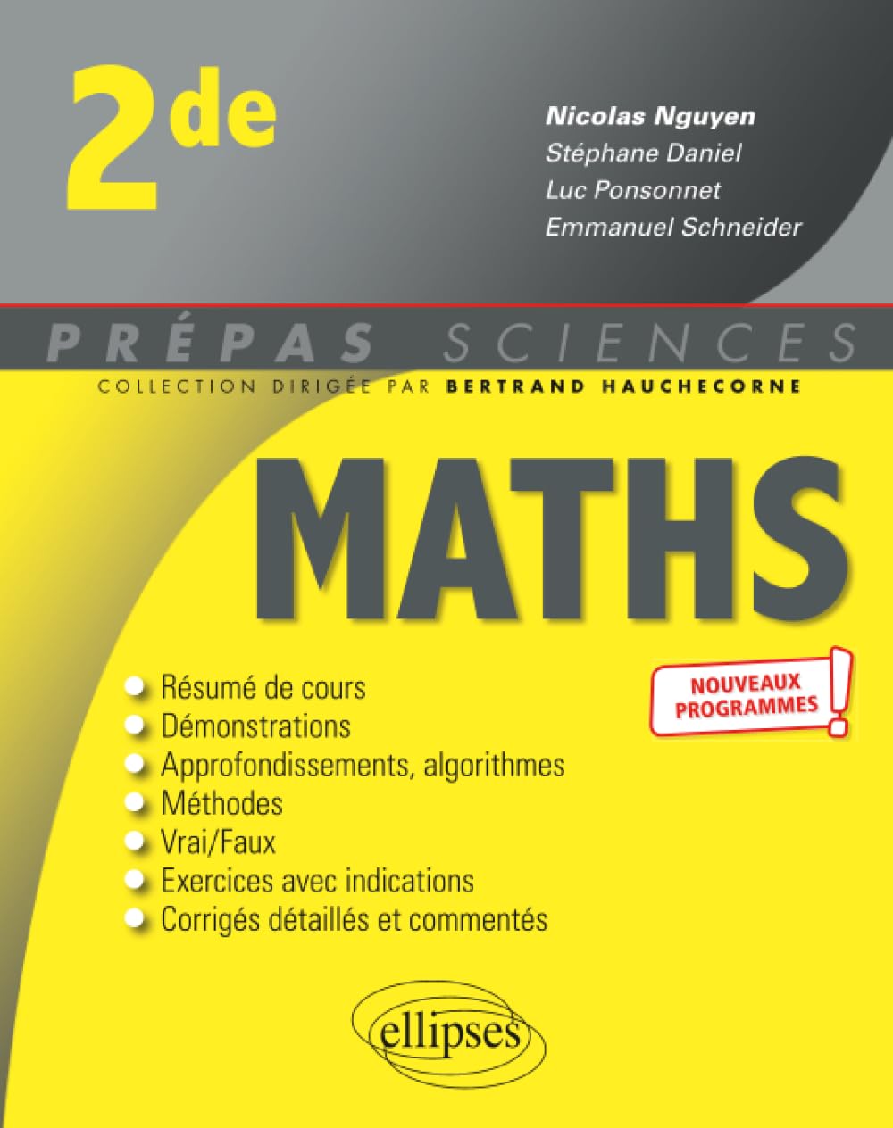 Maths - 2de - 2e édition (Prépas Sciences)
