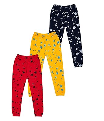 KYDA KIDS Cotton Polka Printed Pant for Girls (Pack of 3)