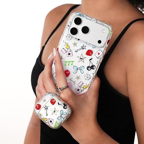 Miniatura 130 de VELVET CAVIAR Funda compatible con AirPods 4 con llavero, bonitas fundas protectoras duras para AirPod de 4ª generación para mujeres, color rosa