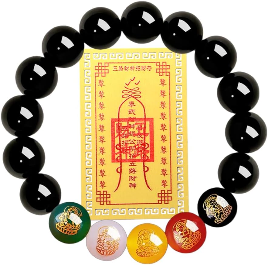 Chinese Feng Shui Wealth and Luck Bracelet for Women to Attract Money,Wealth,Success,Beaded Money Bracelets for Women