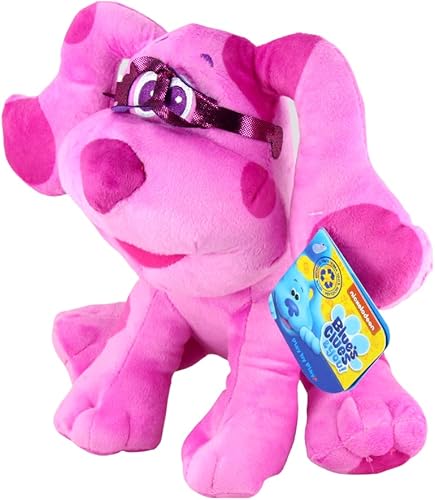 Miniatura 2 de Whitehouse Leisure Blue's Clues & You! Peluche sentado de 9.4 in, calidad de regalo, color magenta