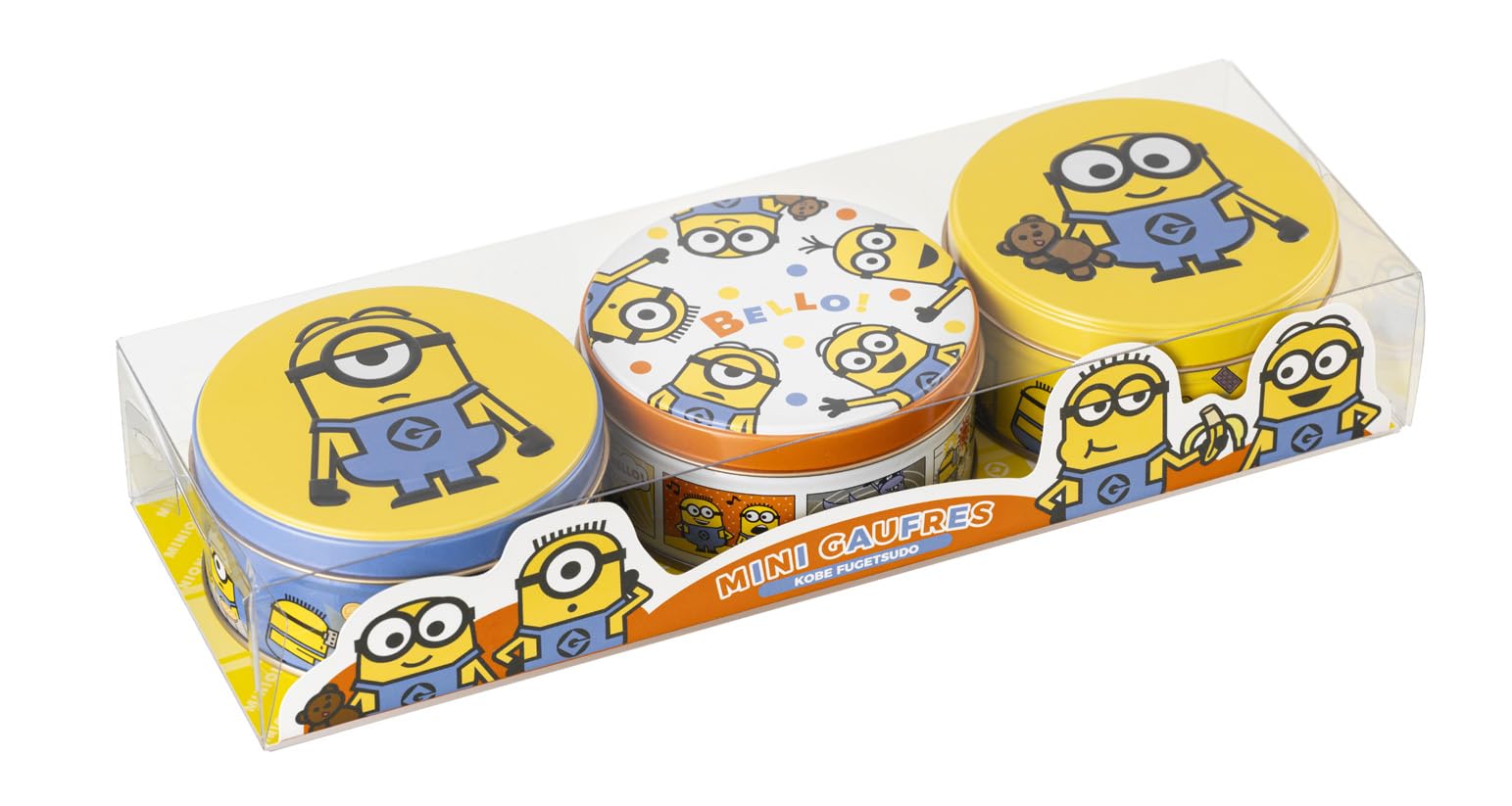 Amazon.co.jp: 神戸風月堂(Kobe Fugetsudo) ミニオンミニゴーフル3イリ