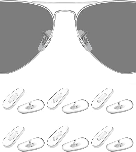 HILEEN 6 pares de almohadillas de nariz de repuesto para Ray-Ban Aviator RB3025 RB3026 RB3030 RB3211 RB3362 gafas de sol