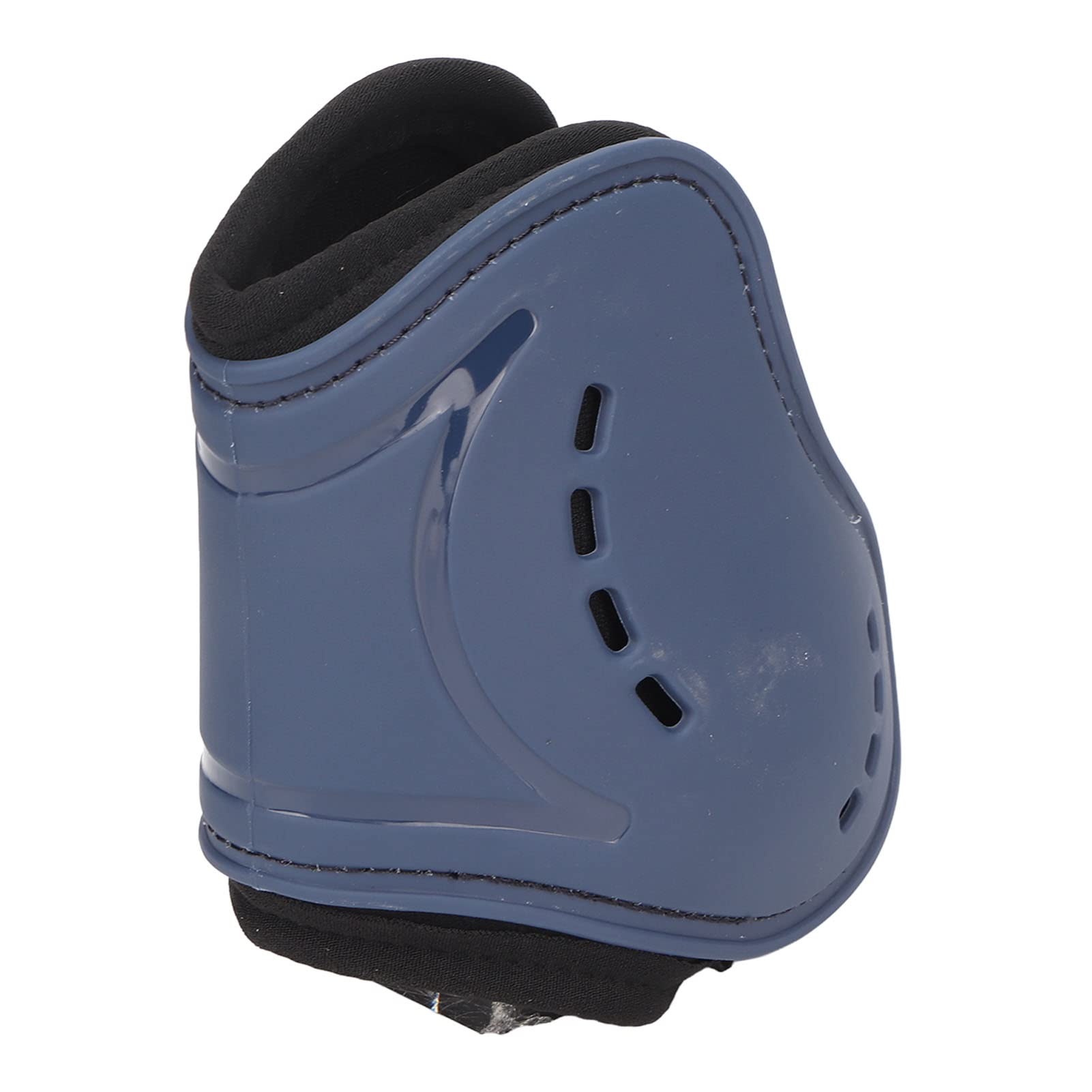 Parastinchi Cavalli Regolabili Aperti Anteriori in PU e Neoprene Traspiranti per Salto Blu Set da 4