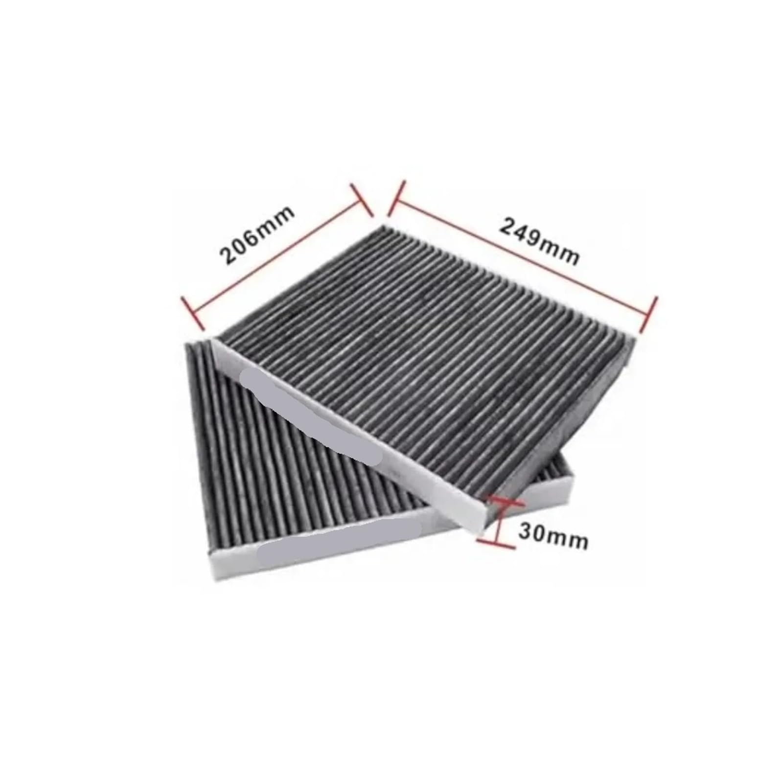 Filtro dell'aria condizionata da 2 pezzi, adatto for serie 5 F07 520d 520i N55 64119163329