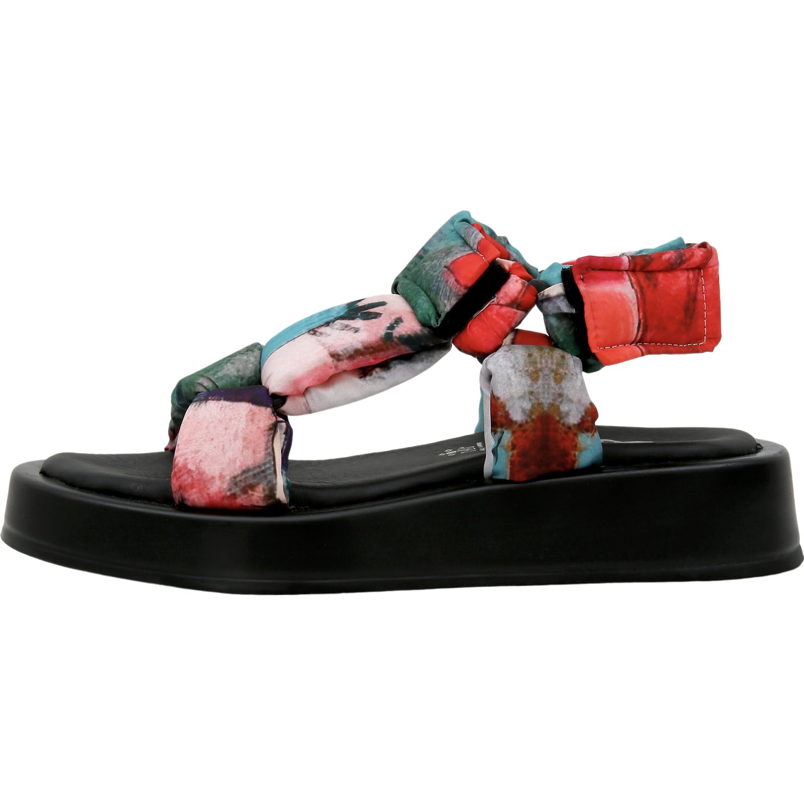 DOGO Platform Sandals Women - Vegan and Handmade Summer Sandals for Women 41 EU Grass and Sea