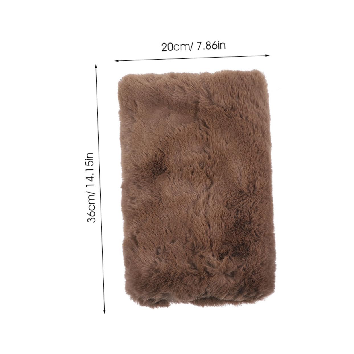 GALPADA Ladies Hand Muff Furry Hand Warmer Pouch Heat Retaining Muffs Soft Faux Fur for Cold Weather