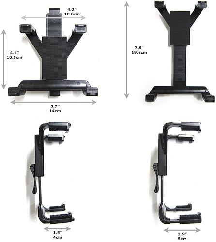 Miniatura 2 de Ramtech - Soporte para parabrisas de automóvil, camión y tableta, soporte de ventosa con soporte ajustable, compatible con Magellan RoadMate