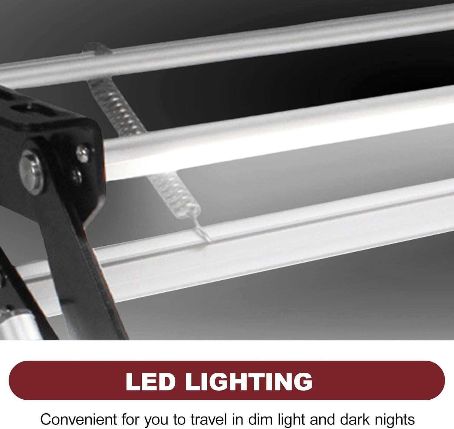 Amazon｜電動RVステップ キャンピングカーステップ折りたたみ LED