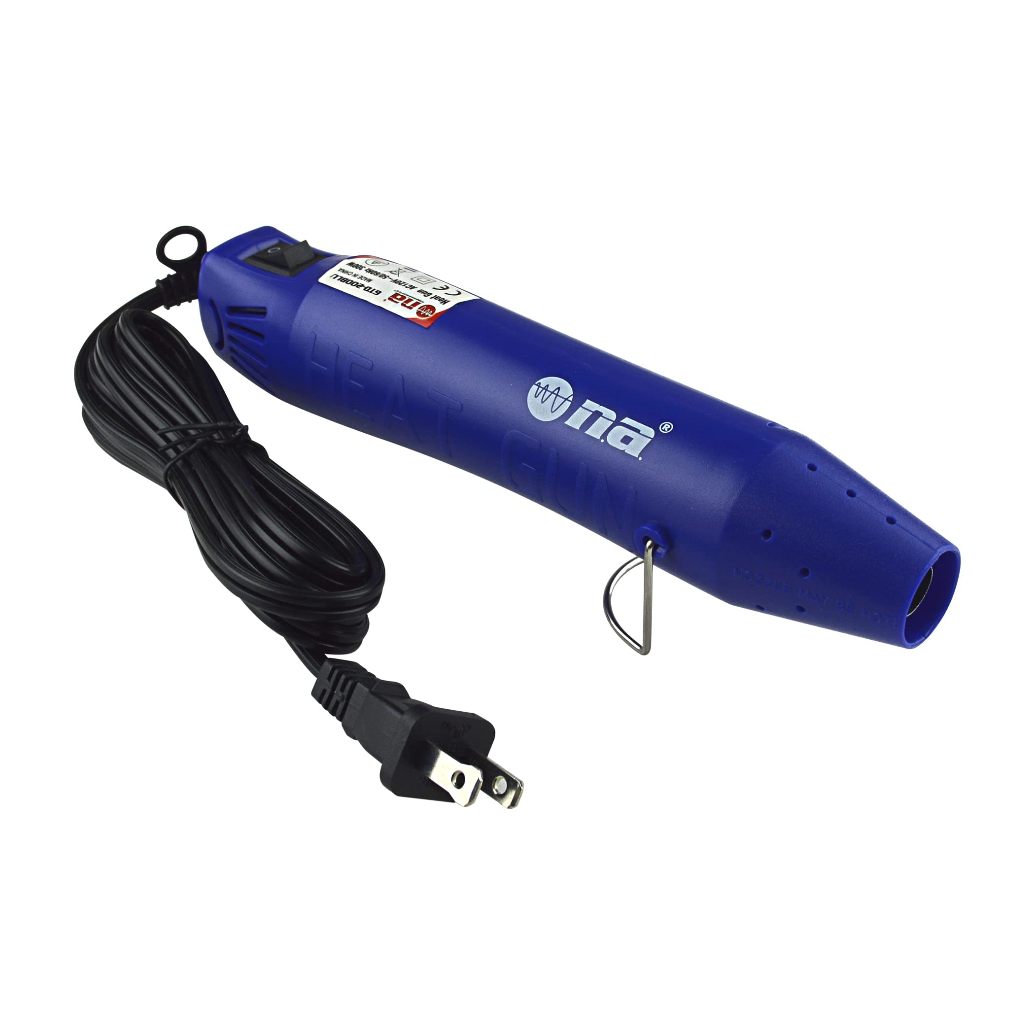 300W Mini Handheld Heat Gun GTD-200BLU Blue 300W portable for Crafts DIY Epoxy Resin Heat Shrink Tubing Electronics — view 4