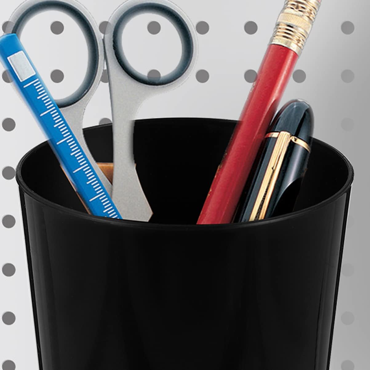 4sets Pegboard Baskets Hooks and Cups Kit Wall Organizer Tool Storage Cups Home Garage Craft