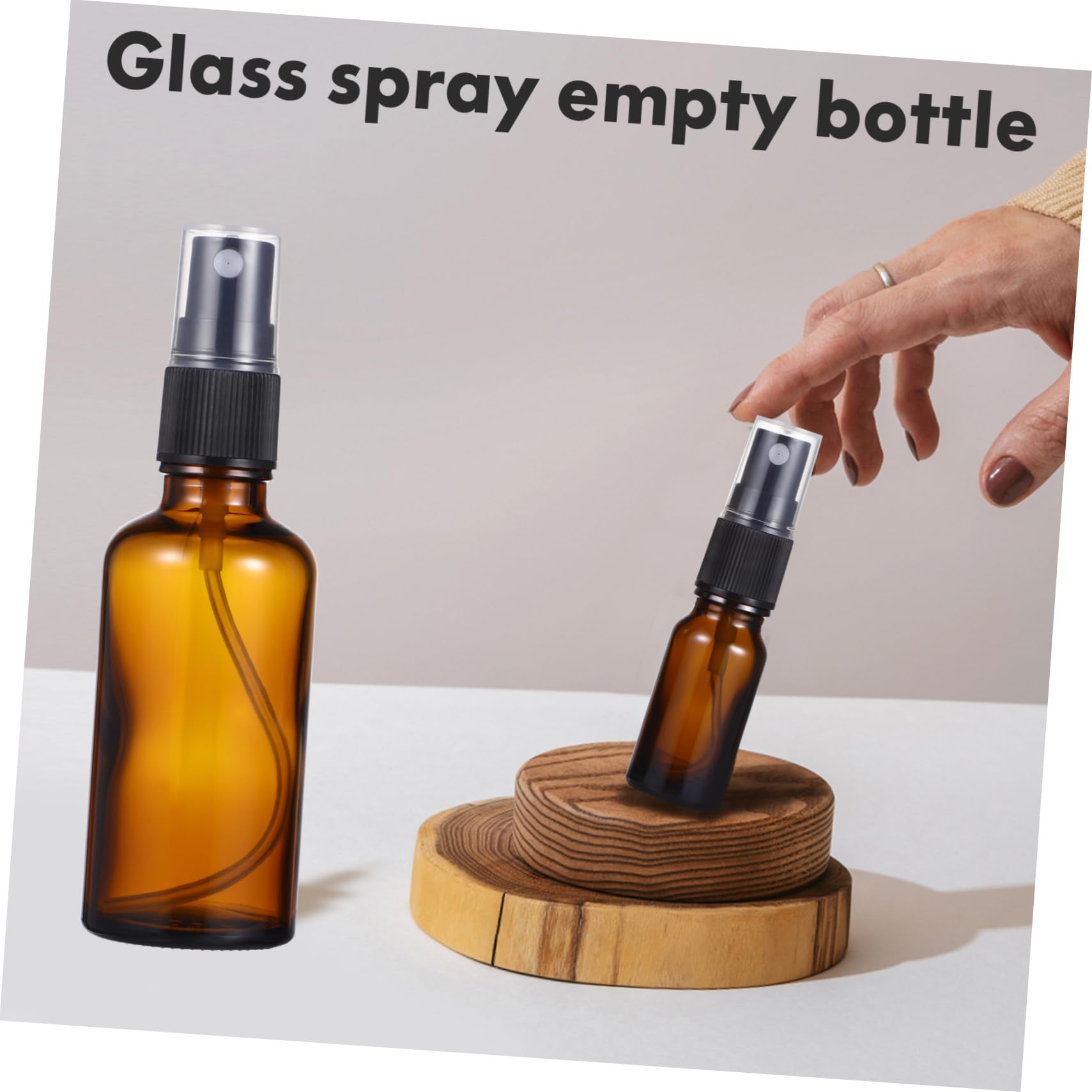 BESTYASH 10pezzi Spray in Vetro Vuoti Riutilizzabili e Portatili Piccoli Spray Per Essenziali e Cosmetici Viaggio