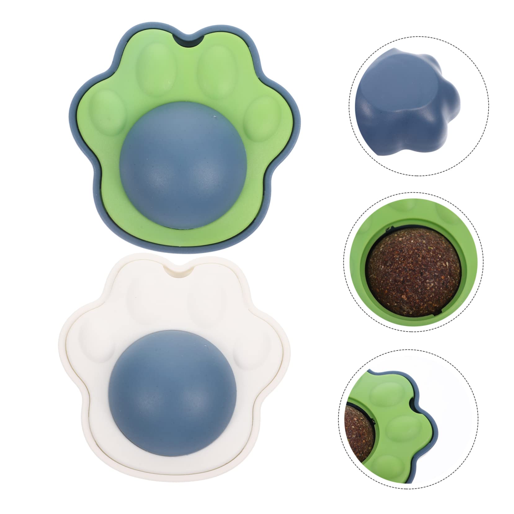YARNOW 10 Juegos Gatera Juguete para Mascotas Gatitos Dulces Juguetes para Gatos Juguete Gatito Juguete Interactivo para Gatos Lamiendo Merienda El Plastico