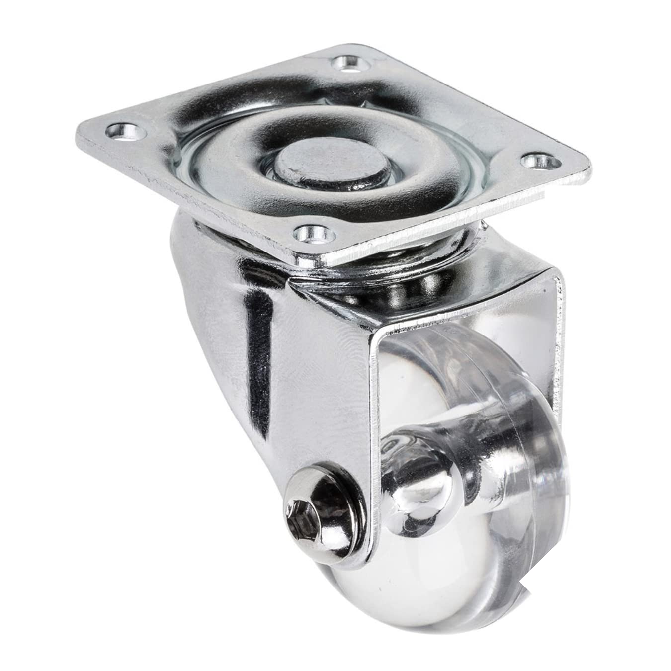Roue pivotante 35 mm pour chariots, placards, chaises Portée maximale 30 kg (sans frein)