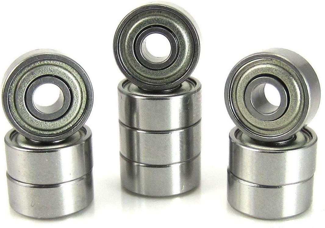 TRB RC 1/8x3/8x5/32 Precision ABEC 3 Ball Bearings Metal Shields (10) R2-ZZ