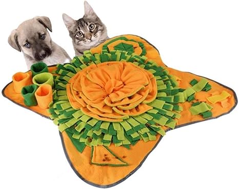 Amazon Co Jp 訓練毛布 ノーズワークマット ペットおもちゃ ペット嗅覚訓練マット ペット 犬猫用 訓練毛布 知育玩具 ペット餌マット 犬 遊び場所 ペット用品 噛むおもちゃ 訓練毛布 Sgsjp ペット用品