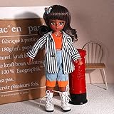 UCanaan BJD Doll, 1/6 SD Dolls 12 Inch 18 Ball Jointed Doll DIY Toys with Full Set Clothes Shoes Wig Makeup, Best Gift for Girls-Jing Ning(Brown)