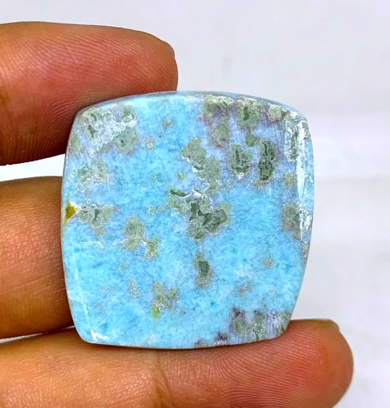 Larimar naturel en cabochon rectangle créez votre propre collier de vacances