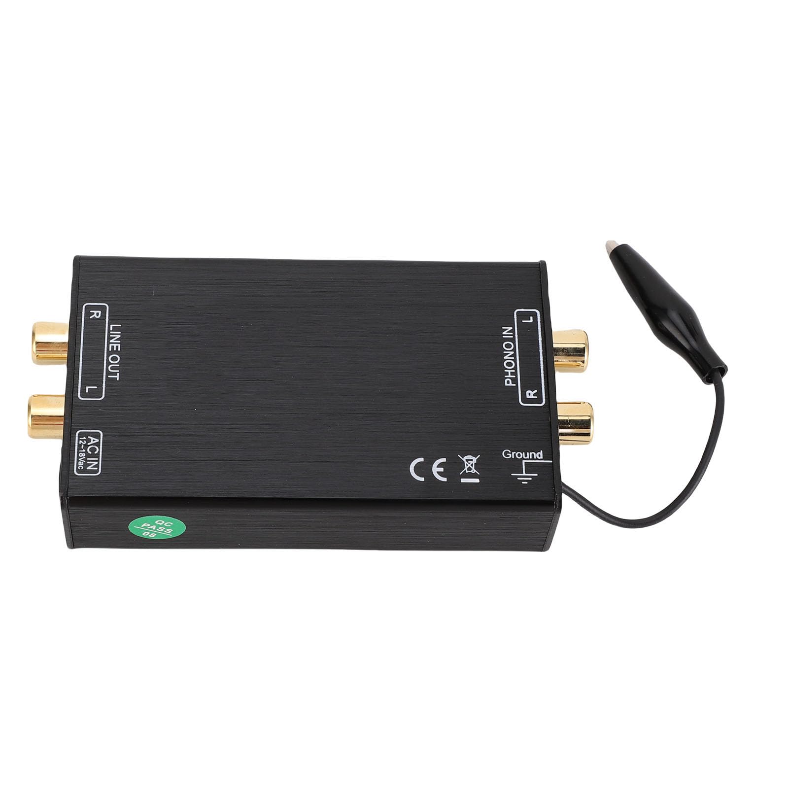 Preamplificatore Fono per Giradischi MM, Audio Mini Stereo a