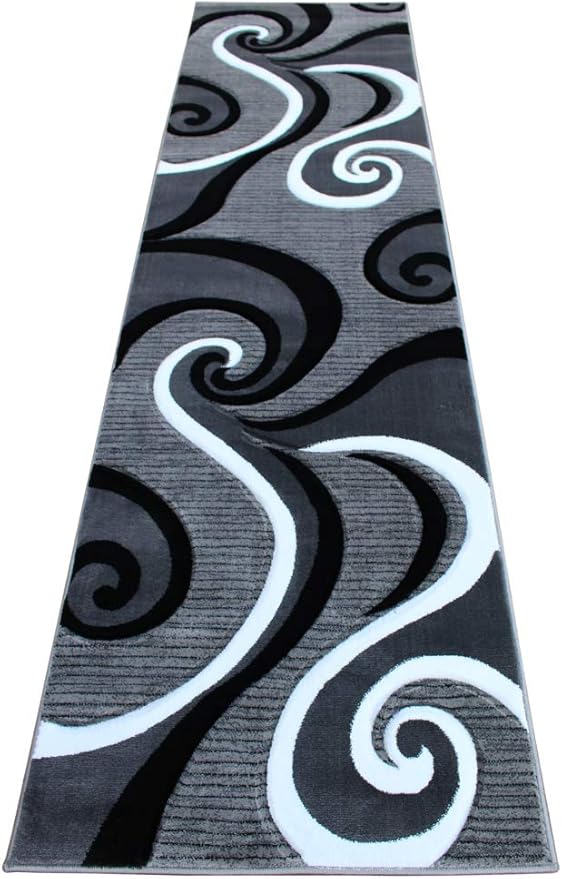 Masada Rugs Sophia Collection Hand Carved Runner Area Rug