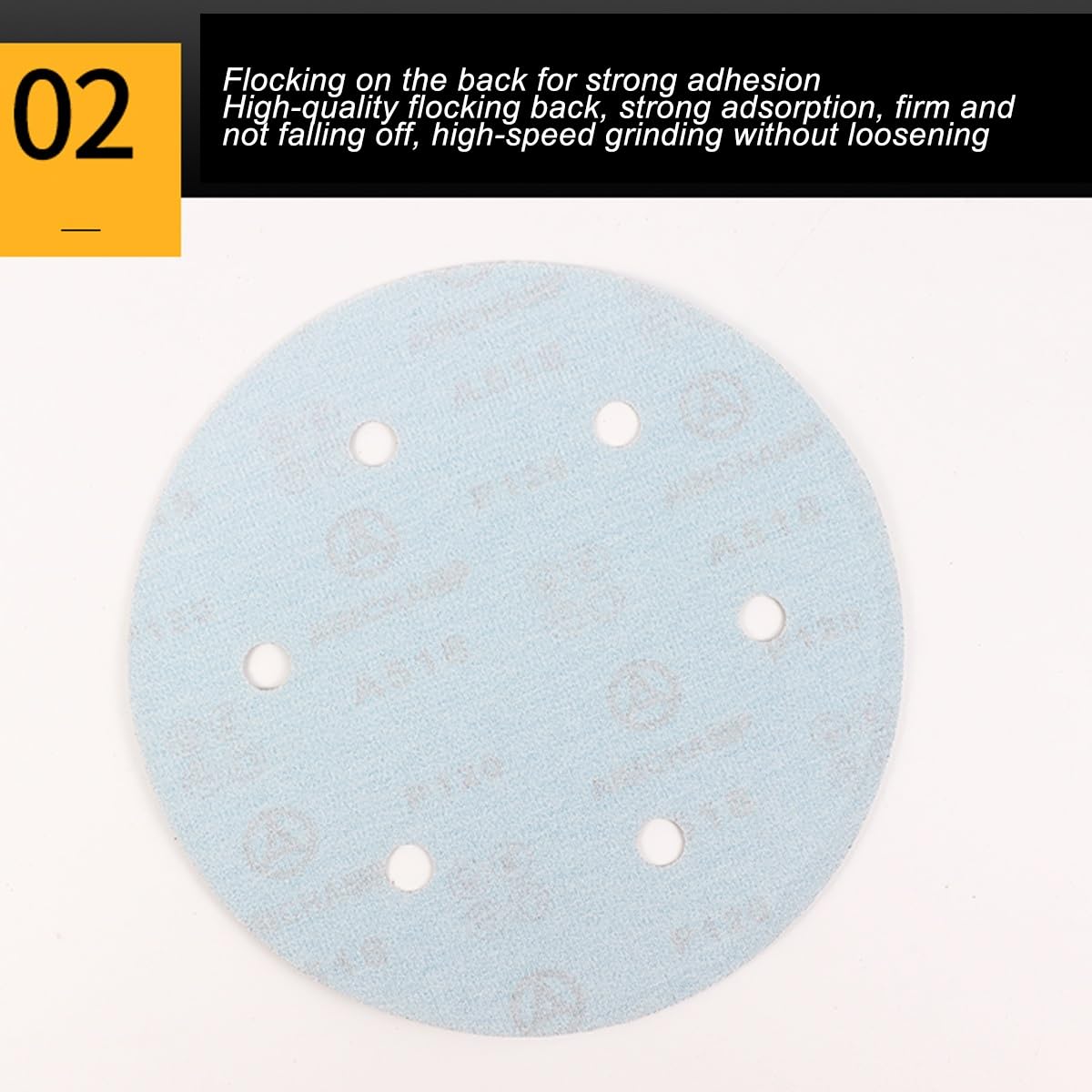 Tarcze szlifierskie 225 mm - 100 szt. papieru ściernego z rzepem do szlifierki do płyt gipsowo-kartonowych, 6 otworów, ziarnistość 80-320(80grit)