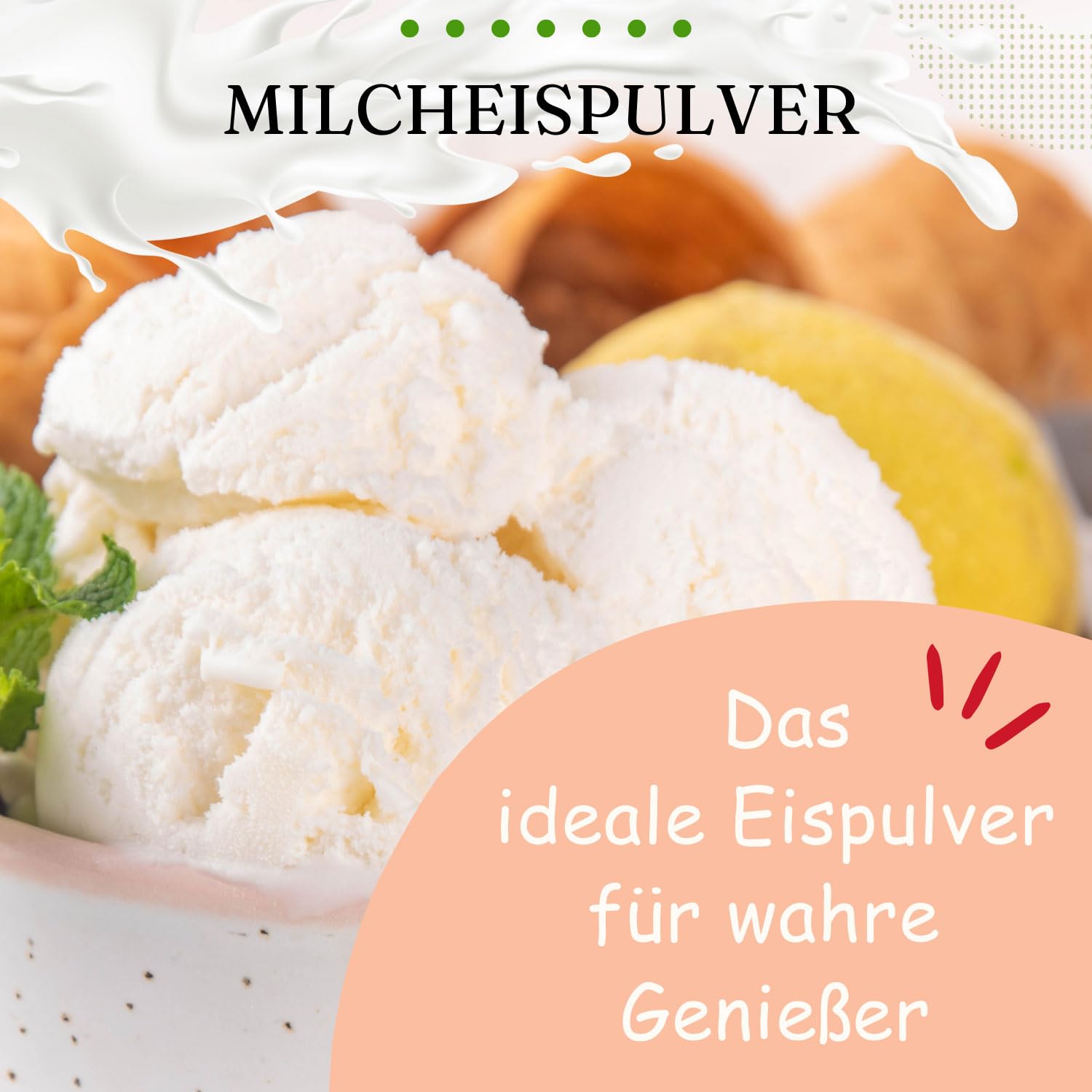 Gino Gelati Schoko Milcheis Pulver 1 Kg mit verschiedenen Schokoladen- Geschmäckern, Intensiver Geschmack, schnelle und einfache Zubereitung, Schokoladiges Dessertpulver