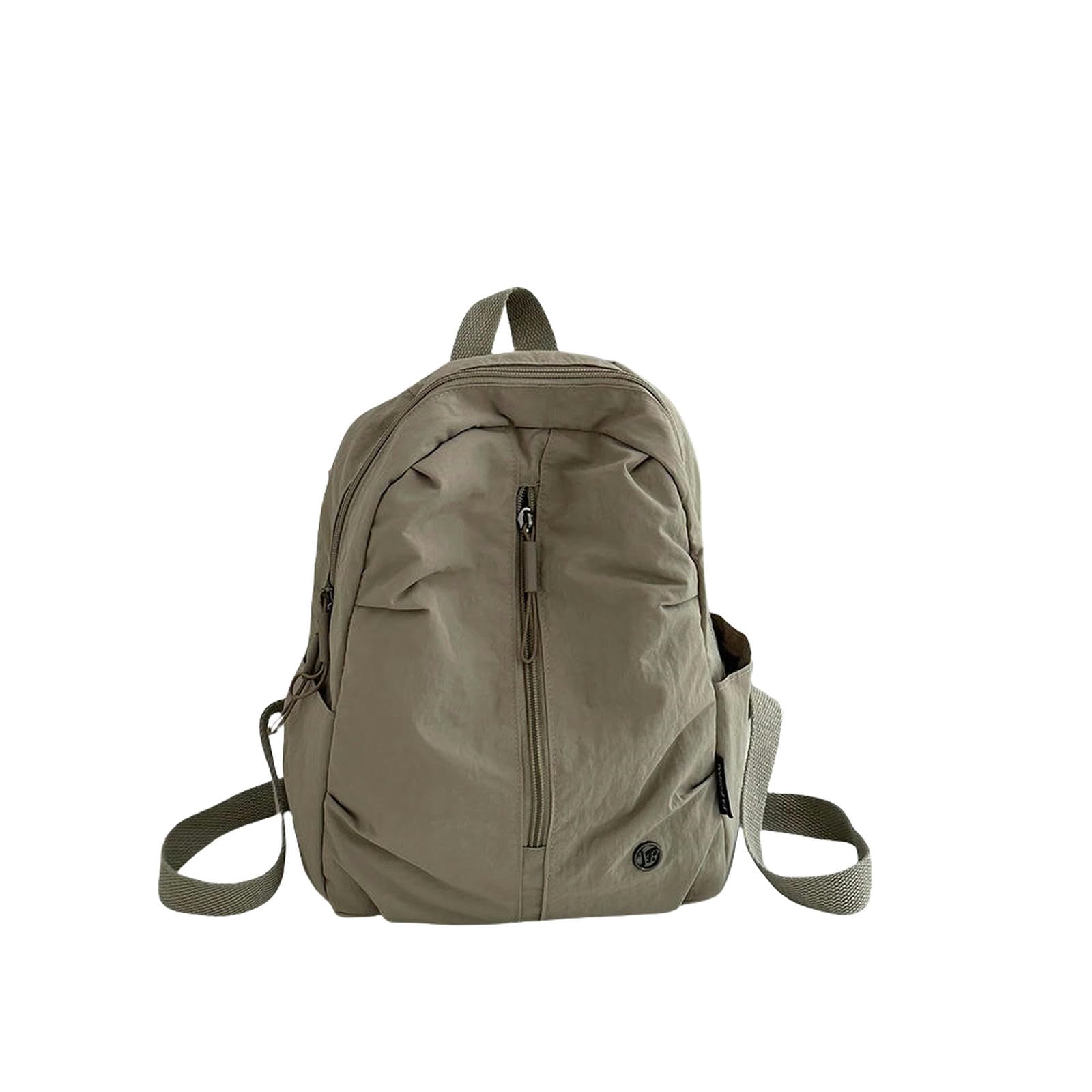 Zaino Leggero E Minimalista, Elegante Durevole da Viaggio Unisex per Escursionismo, Uomo Donna, Uso Quotidiano All'aperto-Cachi