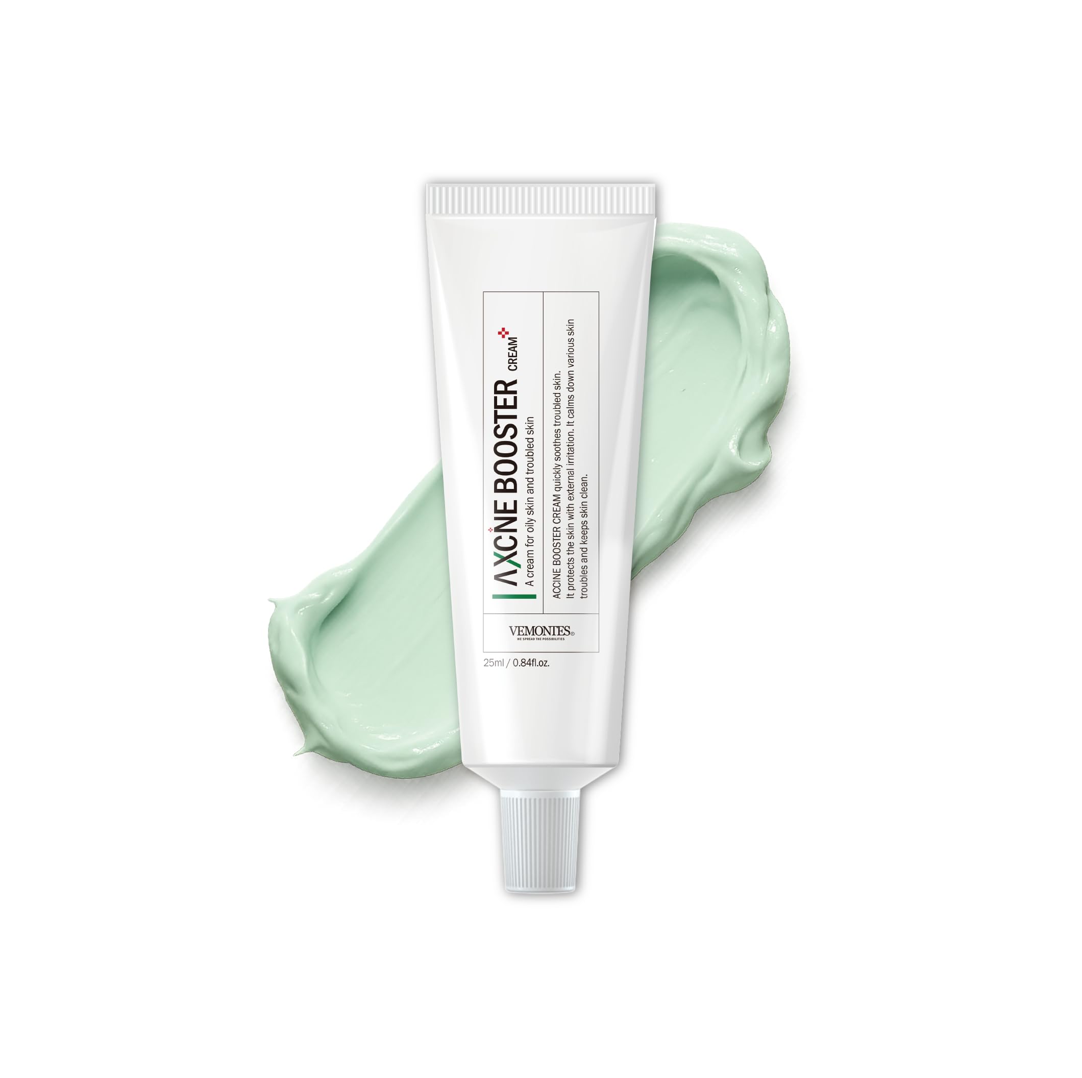 VEMONTES Axcne Booster Cream | Lightweight Daily Moisturizer for