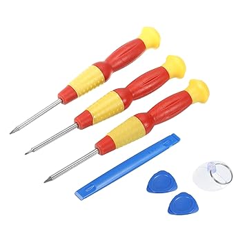 PATIKIL Phone Pry Opening Tools Screwdriver Kit Set 7 in 1 for Cellphone Mobile Phone Laptop PC Repair(P1.5, T2, Y0.6)