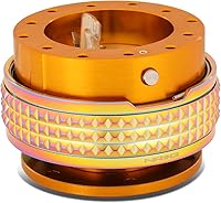 Vista 16 de NRG Innovations SRK-210BK/BK Kit de liberación rápida (cuerpo negro / anillo pirámide negro)