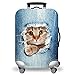 Produktbild JMM Dicker Kofferschutzhülle Katze Elastic Gepäck Koffer Abdeckung S-XL (18-31 Zoll)