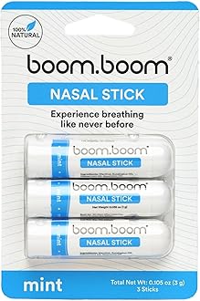 - Nasal Stick | Vapor Flow Technology | Cool Refreshing Sensation | Natural Mood Boost | Simple Ingredients | Essential Oils + Menthol Inhaler (Mint)