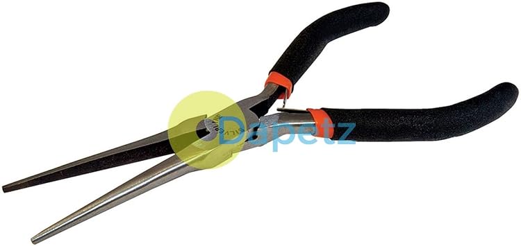 Dapetz Needle Nose Electronics Pliers - 150mm Induction-Hardened Cutting Edges