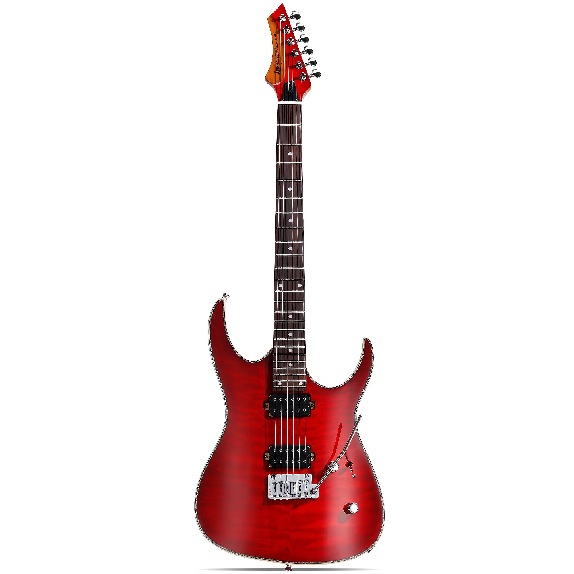 Amazon.com: Leo Jaymz Hurricane Series Electric Guitar,Double Cut