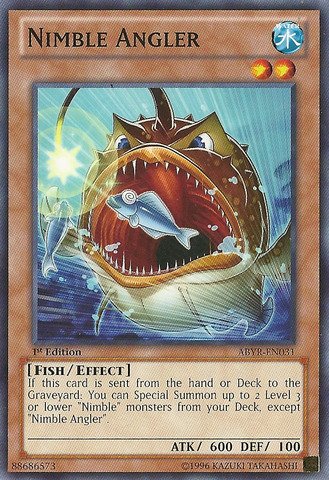 YU-GI-OH! - Nimble Angler (ABYR-EN031) - Abyss Rising - Unlimited Edition