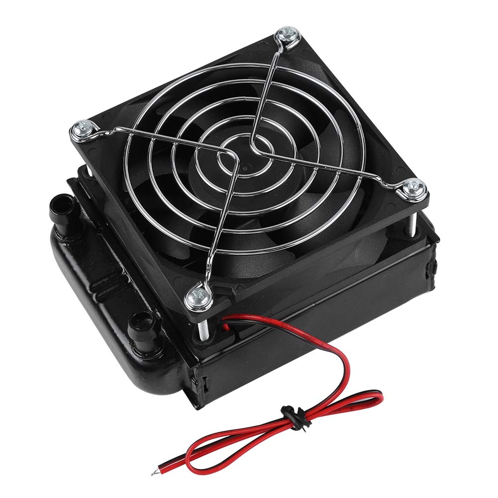 Refrigeración por agua de CPU de 80 mm Ausla disipador de aluminio con ventilador de 12 V CC 7