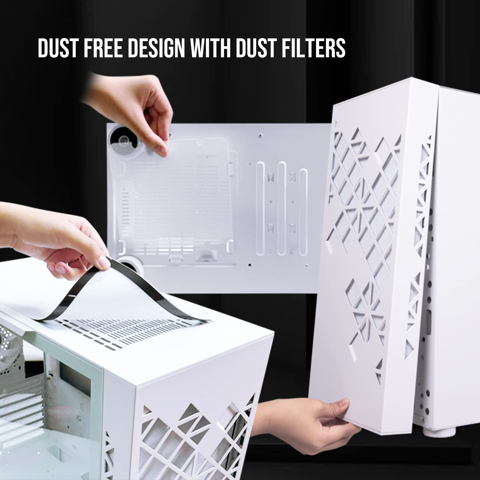 Caja Semitorre ATX BitFenix Tracery A-RGB Blanco