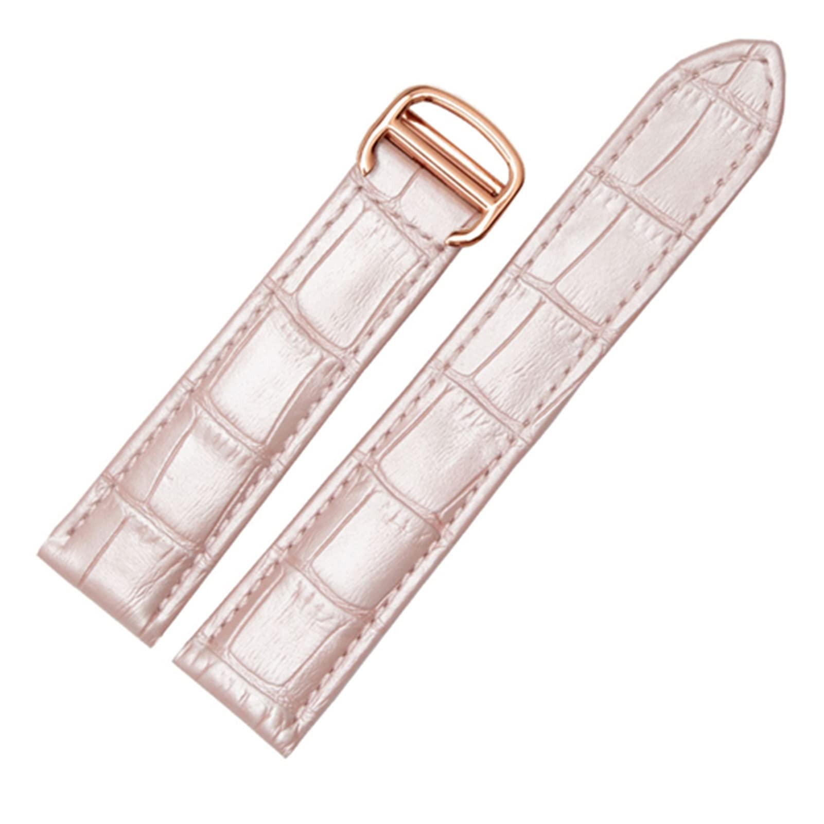 Générique FYXT Bracelet de montre en cuir véritable, 18/20/22mm, Compatible avec hommes/femmes, bracelets de rechange compatibles avec Tank Solo